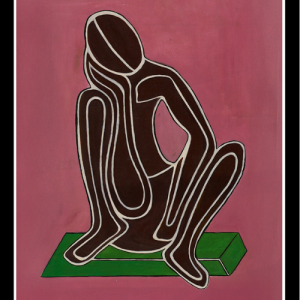 Abstract painting by Hawa Diallo