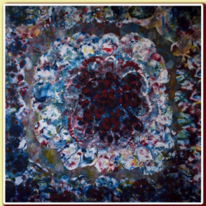 Abstract painting by Hawa Diallo