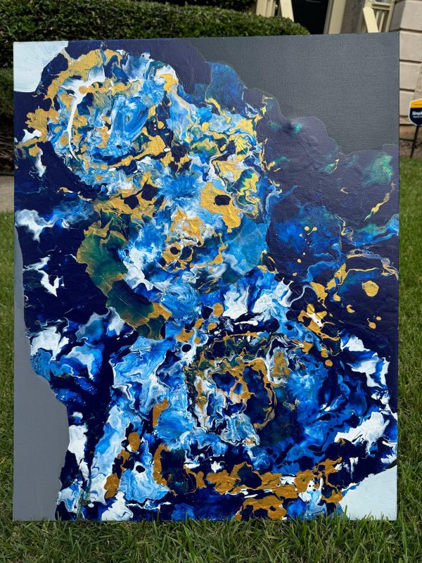 Abstract painting by Hawa Diallo