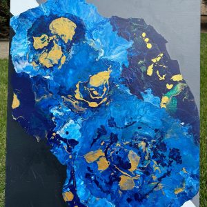 Abstract painting by Hawa Diallo