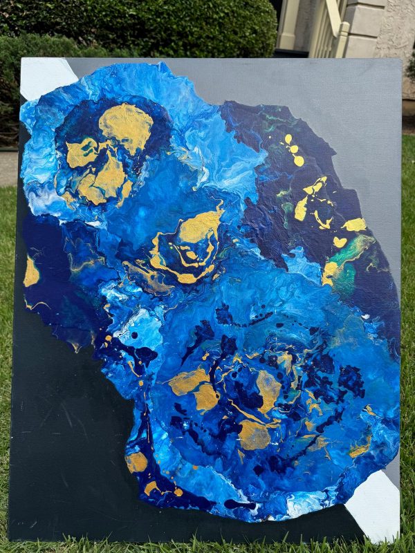 Abstract painting by Hawa Diallo